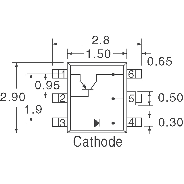 XN09D5700L Panasonic Electronic Components  Transistores bipolares (BJT) simples